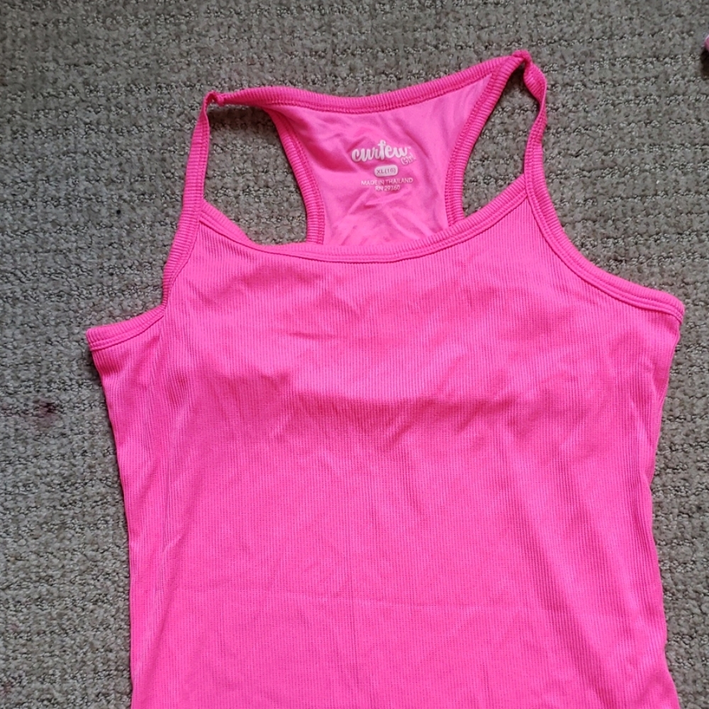 Girls racerback tank
